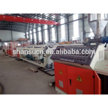 China New Single/Double China Modified Polystyrene PE Foaming Pipe Making Machine